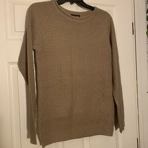 Tan sweater from Fashion Nova